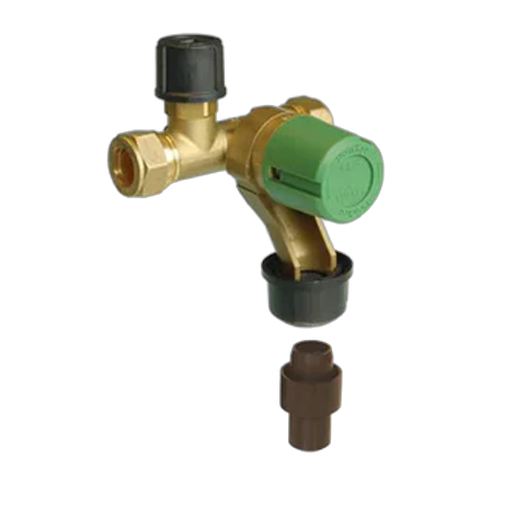 Pentec Inlaatcombinatie UBIC 15mm 2x knel 8bar | CVketel.nl