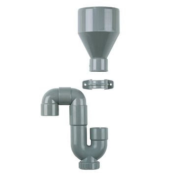 Dyka PVC CV condensafvoerset 40 mm grijs 20036547